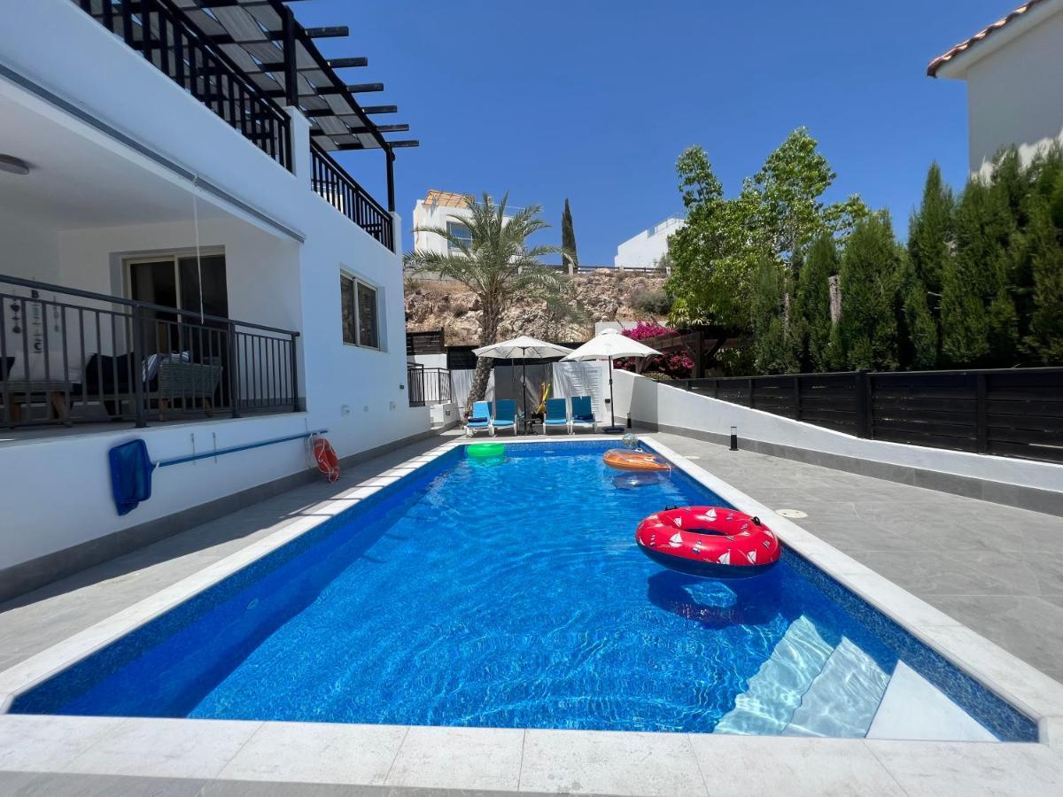 Villa Marina Sea-View Private Pool Peyia Bagian luar foto