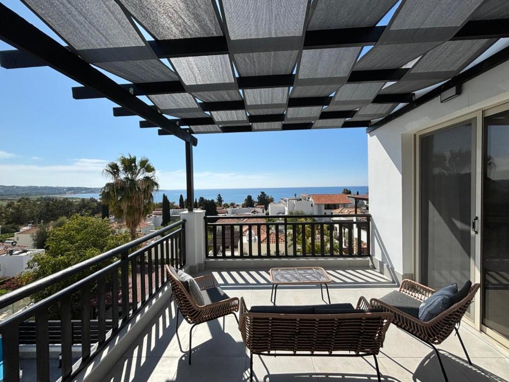 Villa Marina Sea-View Private Pool Peyia Bagian luar foto